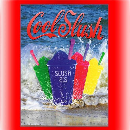 Cool Slush Eis Plakat A1 ca. 59,4 x 84,1 cm