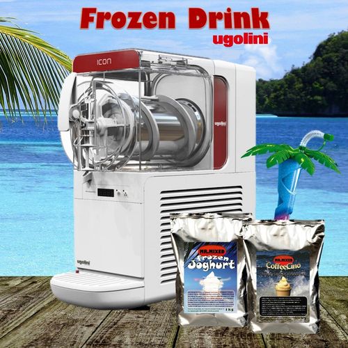 Ugolini ICON 2,8L Frozen Cocktail Joghurt Cappuccino Slushmaschine, Slush Eis Maschine